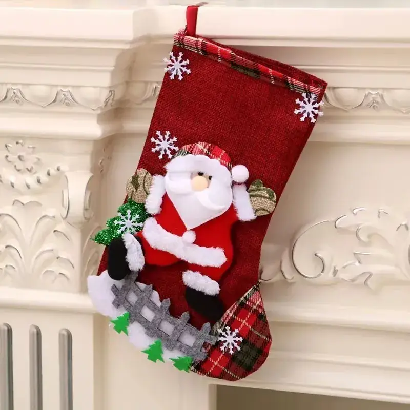 Christmas Deer Embroidered Socks for Party & Gift - Image 2