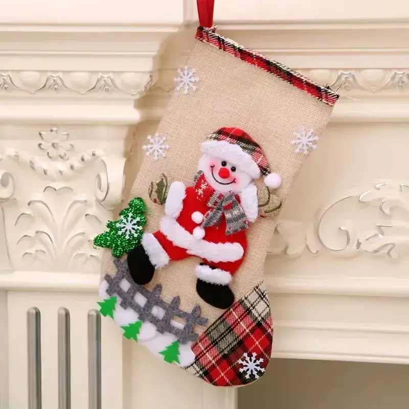 Christmas Deer Embroidered Socks for Party & Gift - Image 3
