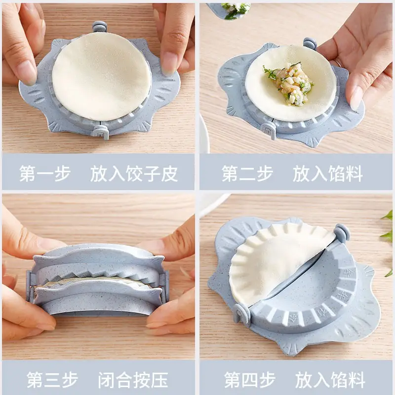 Blue Metal Dumpling Mold for Home Use - Image 5