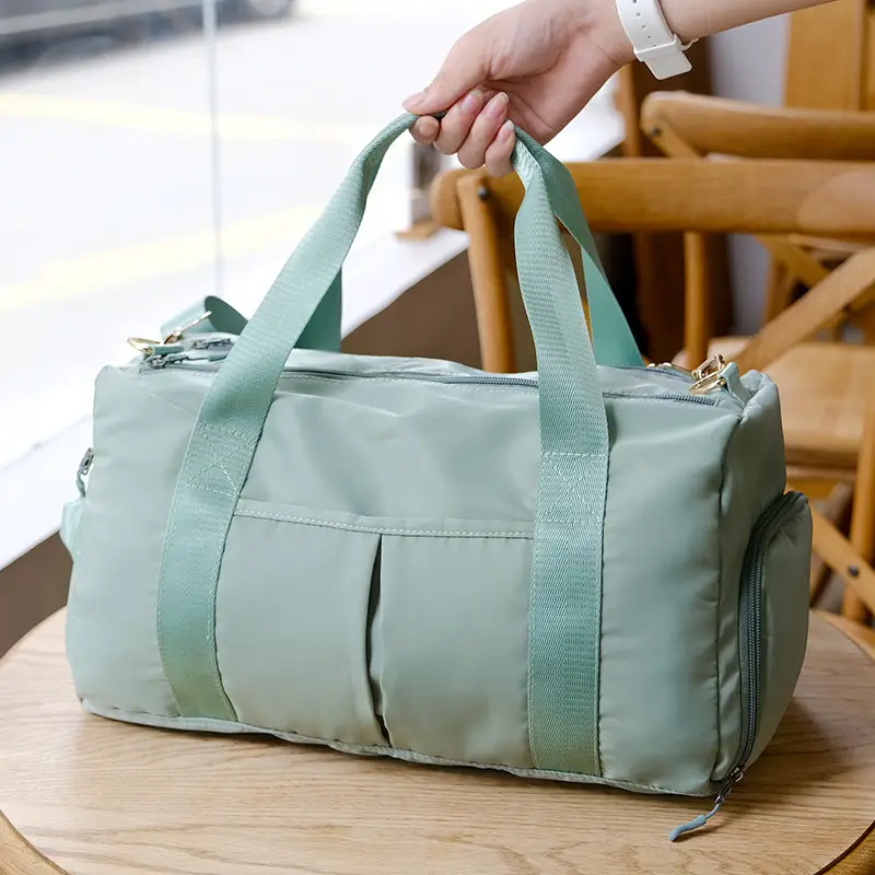 Pink Travel Bag 2022 Large Capacity Wet Dry Separation - Image 3
