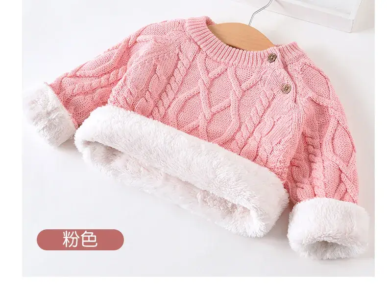 Baby Velvet Horse Embroidered Turtleneck Sweater - Image 19