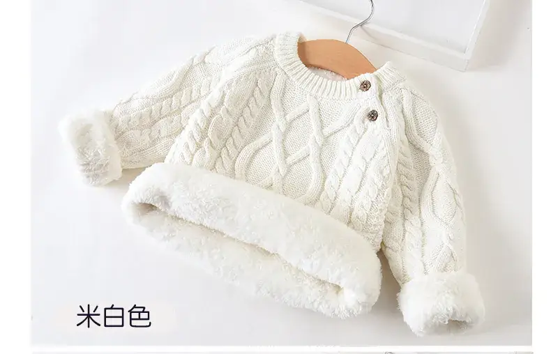 Baby Velvet Horse Embroidered Turtleneck Sweater - Image 20