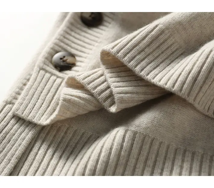 Women Wool Knitted Vest Blue Korean Style 2021 — feature 7