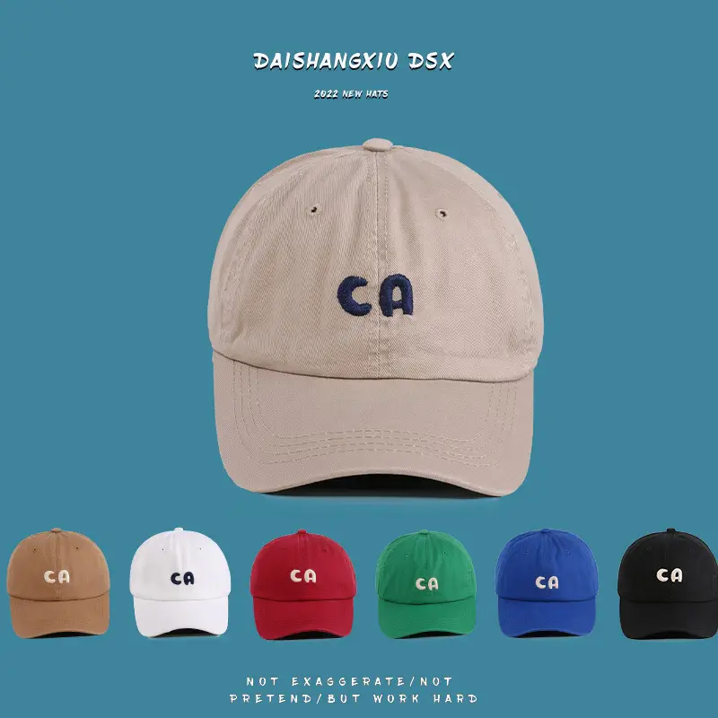 Men's Embroidered Beanie with CA Letter - Image 2
