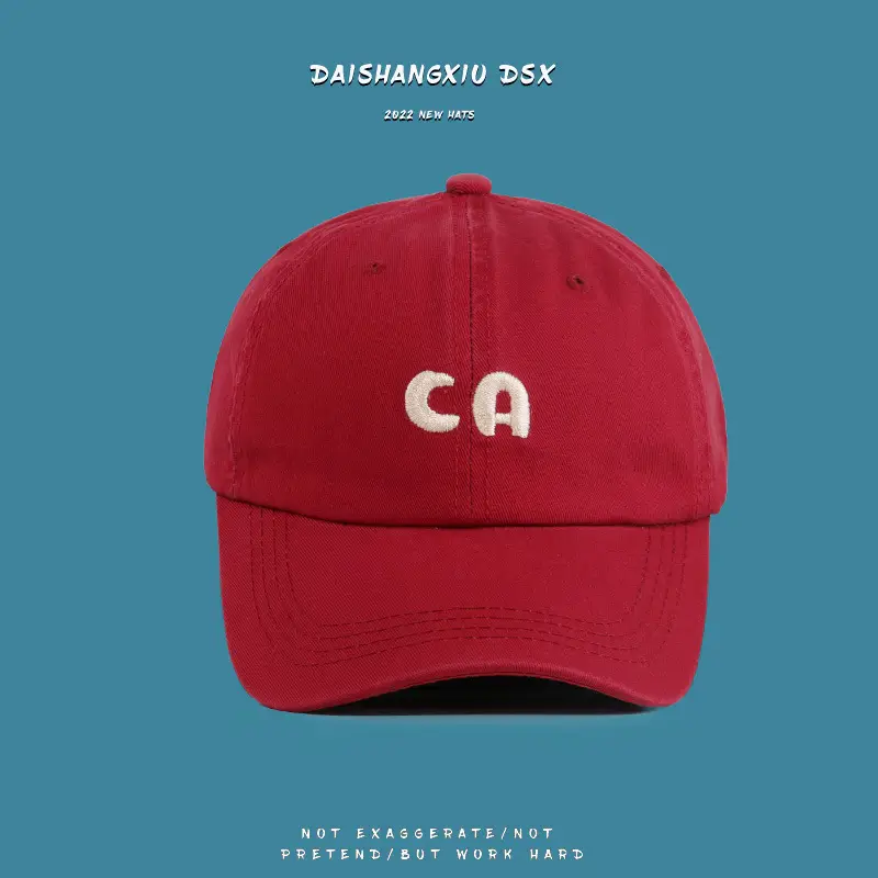 Men's Embroidered Beanie with CA Letter - Image 3