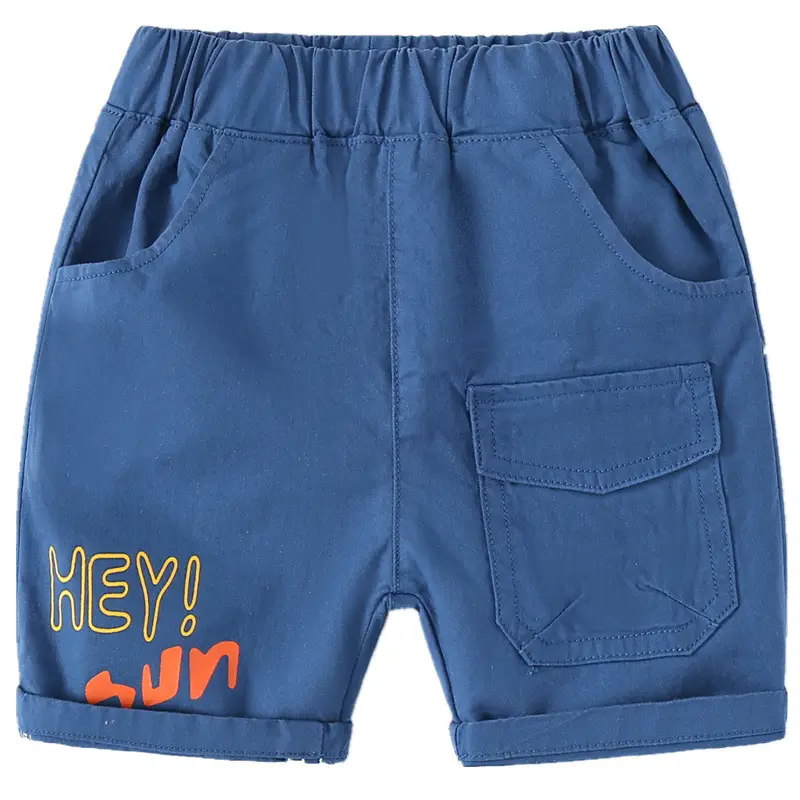 Boys Black Printed Shorts Summer Casual Pants - Image 7