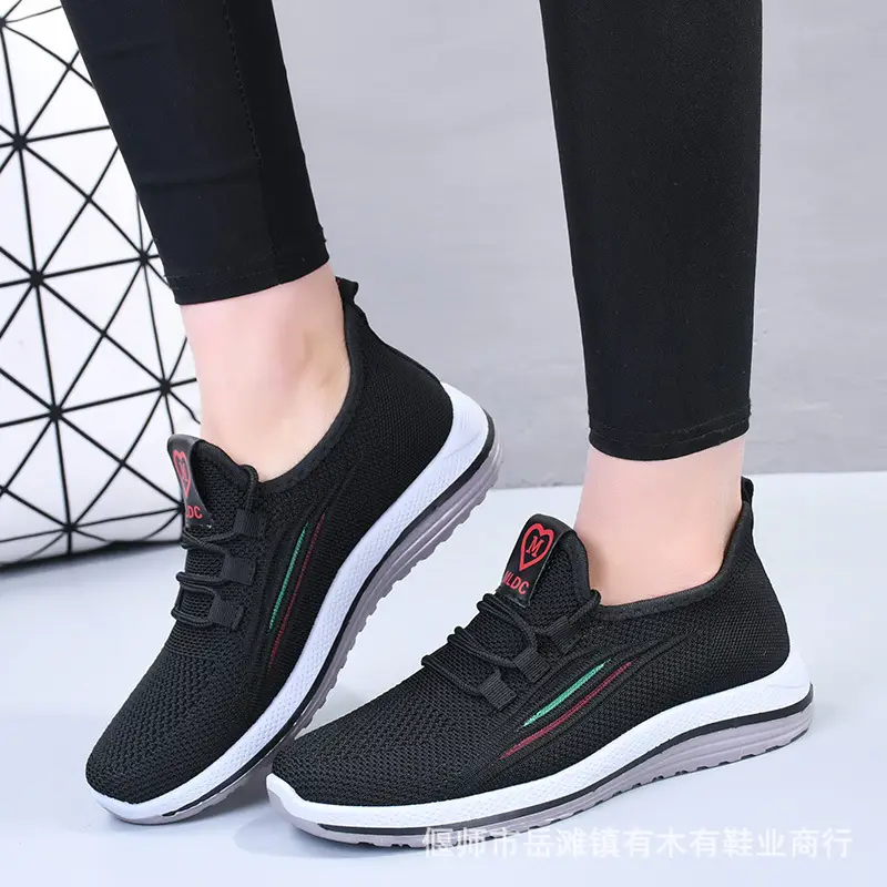 Women Purple Mesh Casual Sports Shoes Flat Non-Slip - Image 6