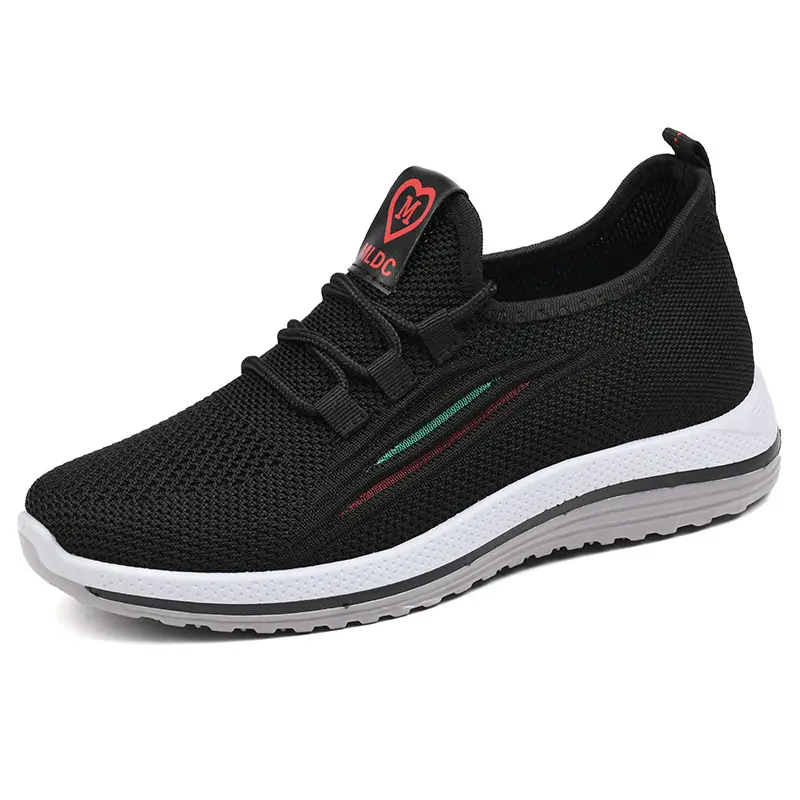 Women Purple Mesh Casual Sports Shoes Flat Non-Slip - Image 3