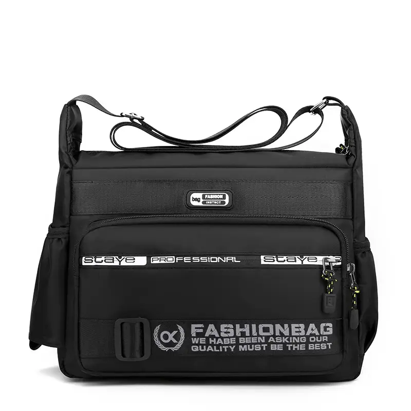 New Men's Casual Crossbody Bag Large Capacity Lightweight Oxford Cloth - Image 2