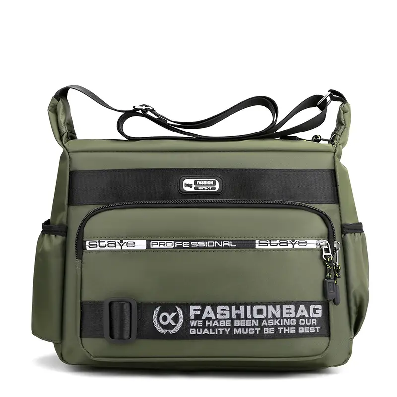 New Men's Casual Crossbody Bag Large Capacity Lightweight Oxford Cloth - Image 3