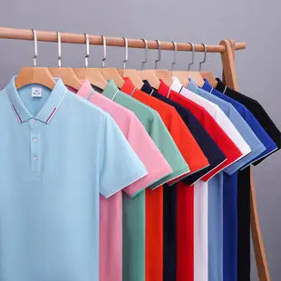 Men Black Polo Shirt with White Trim — feature 10