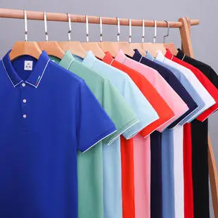 Men Black Polo Shirt with White Trim — feature 11