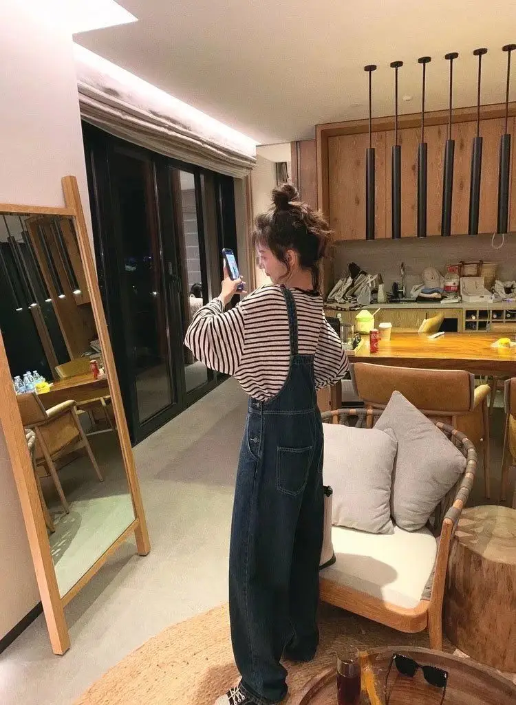 Women Denim Overalls Dark Blue Slimming 2026 — feature 19