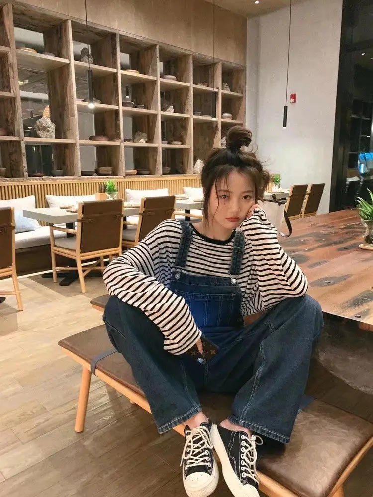 Women Denim Overalls Dark Blue Slimming 2026 — feature 21