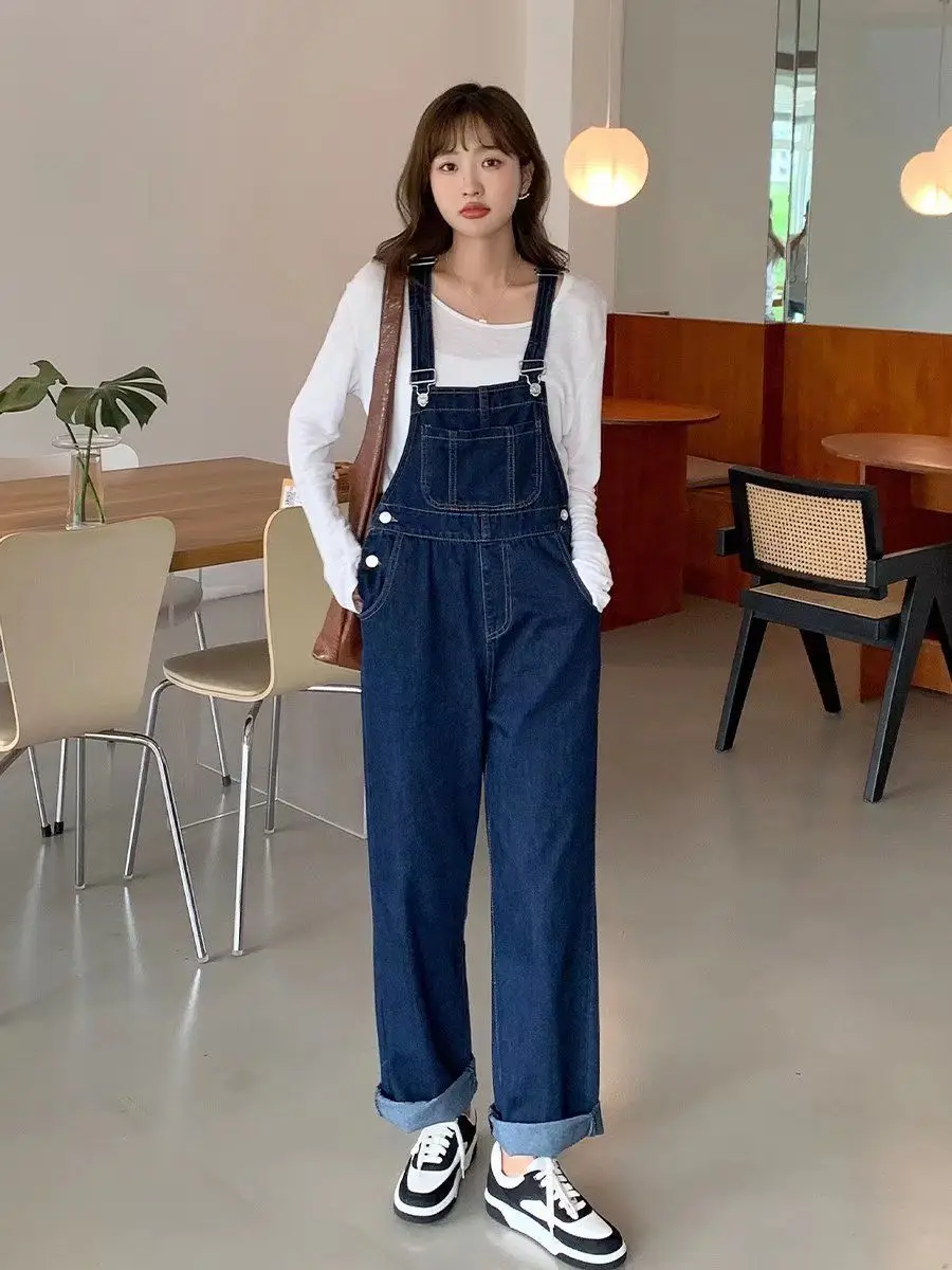 Women Denim Overalls Dark Blue Slimming 2026 — feature 24