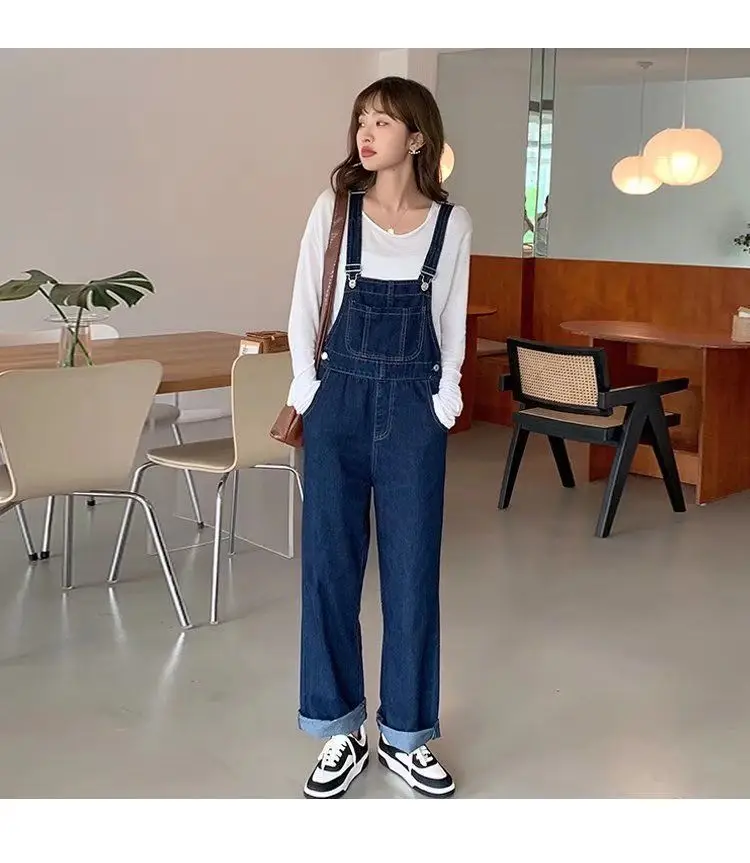 Women Denim Overalls Dark Blue Slimming 2026 — feature 30