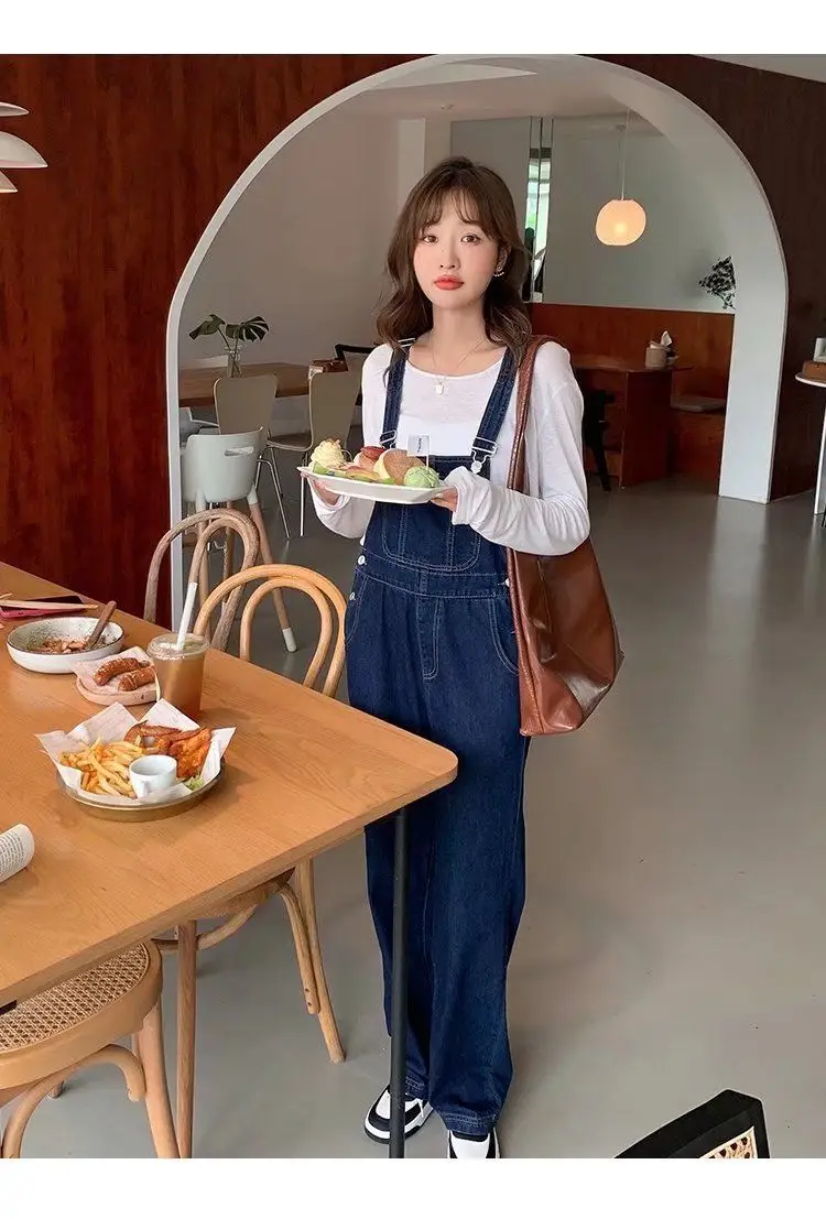 Women Denim Overalls Dark Blue Slimming 2026 — feature 33