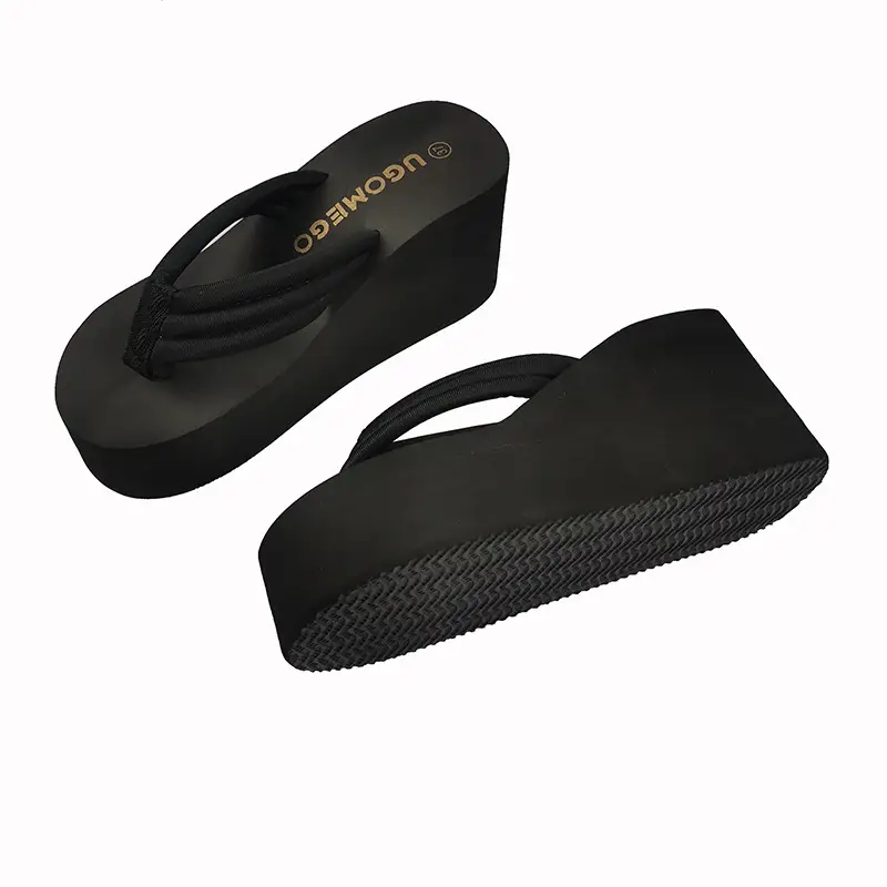 Women Super High Heel Flip Flops Summer Sandals - Image 11