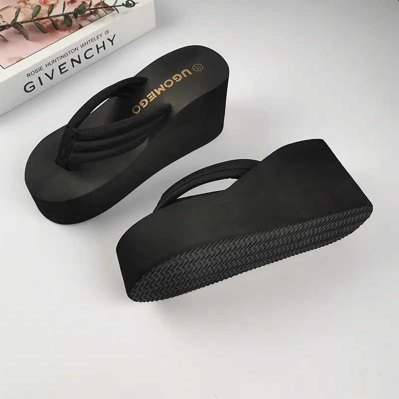 Women Super High Heel Flip Flops Summer Sandals — feature 12