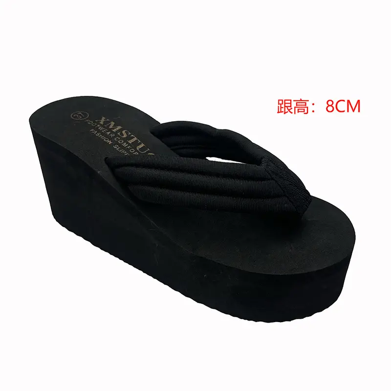 Women Super High Heel Flip Flops Summer Sandals - Image 3