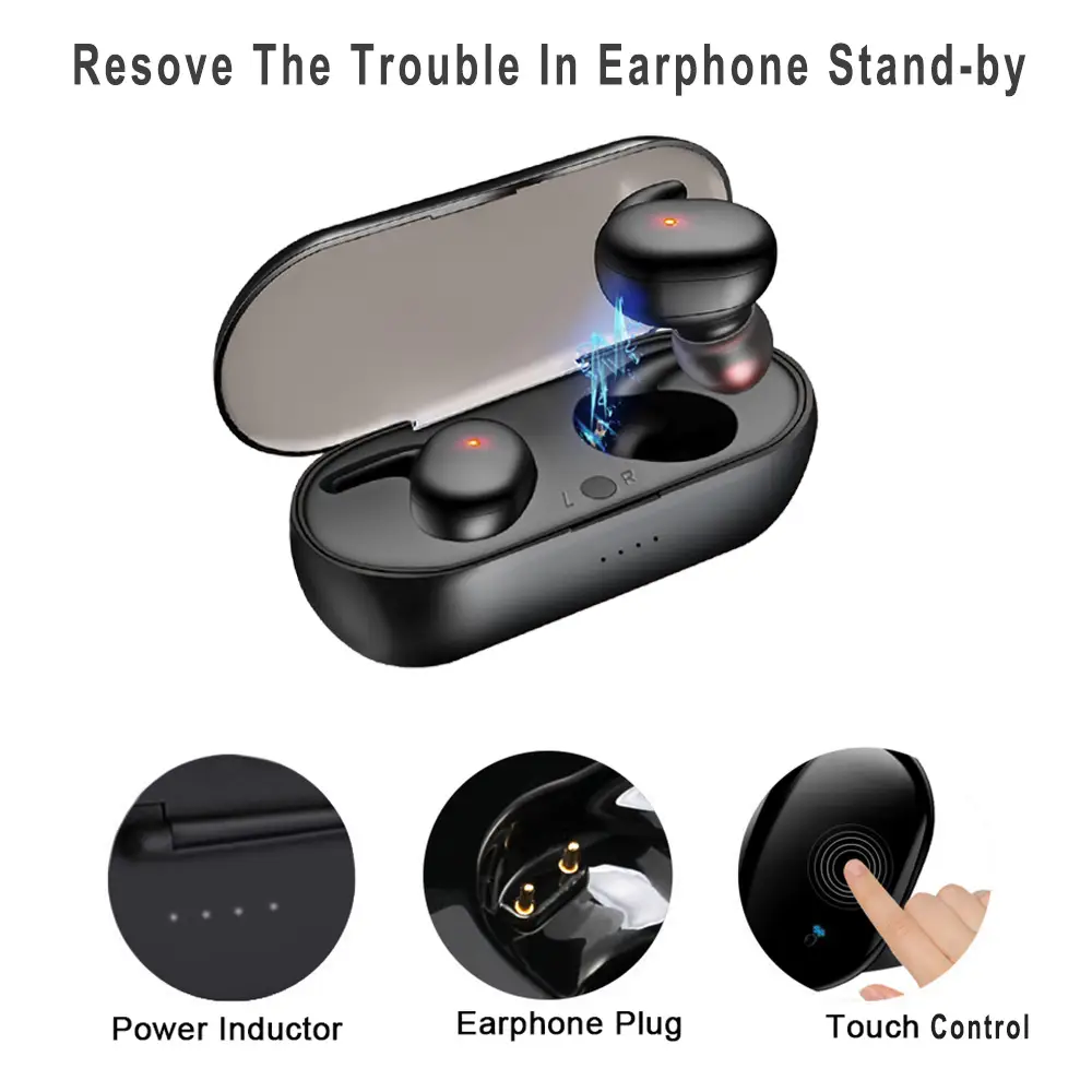 Bluetooth 5.0 Smart Touch Wireless Sports Headset - Image 6