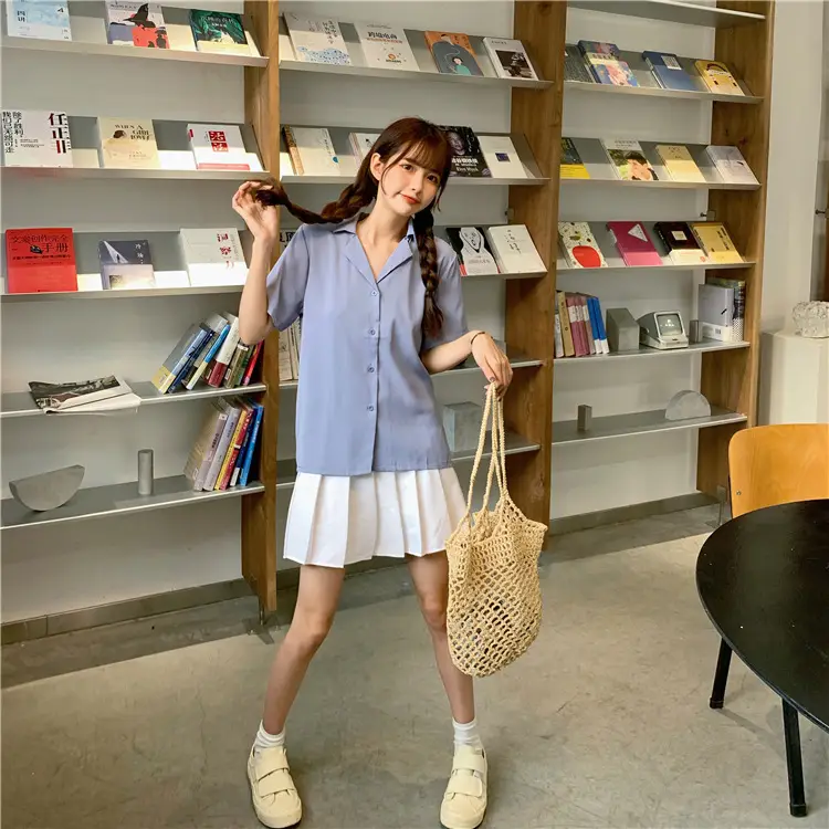Elegant Lapel White Shirt Women Summer 2025 — feature 10