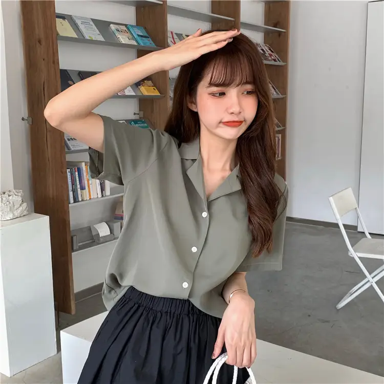 Elegant Lapel White Shirt Women Summer 2025 — feature 12
