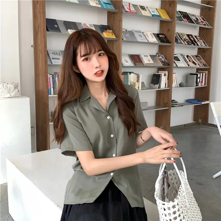 Elegant Lapel White Shirt Women Summer 2025 — feature 14