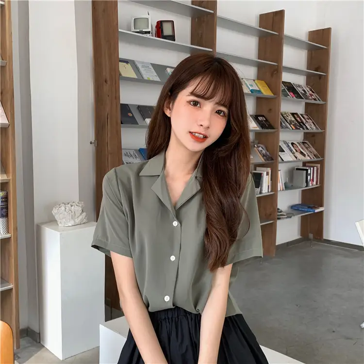 Elegant Lapel White Shirt Women Summer 2025 — feature 15