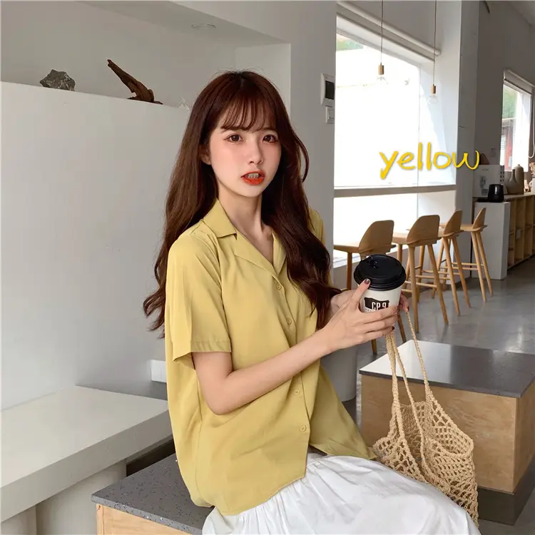 Elegant Lapel White Shirt Women Summer 2025 — feature 16
