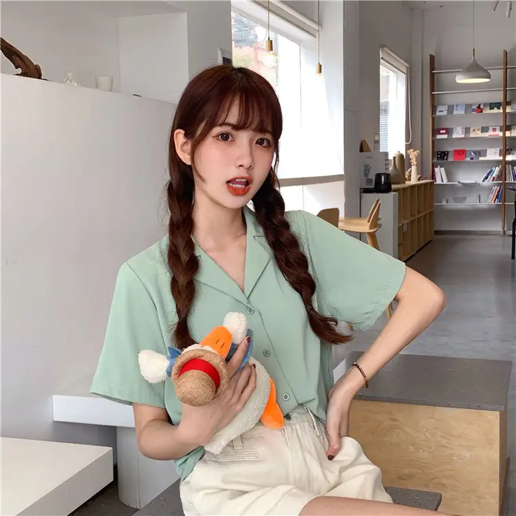 Elegant Lapel White Shirt Women Summer 2025 — feature 26