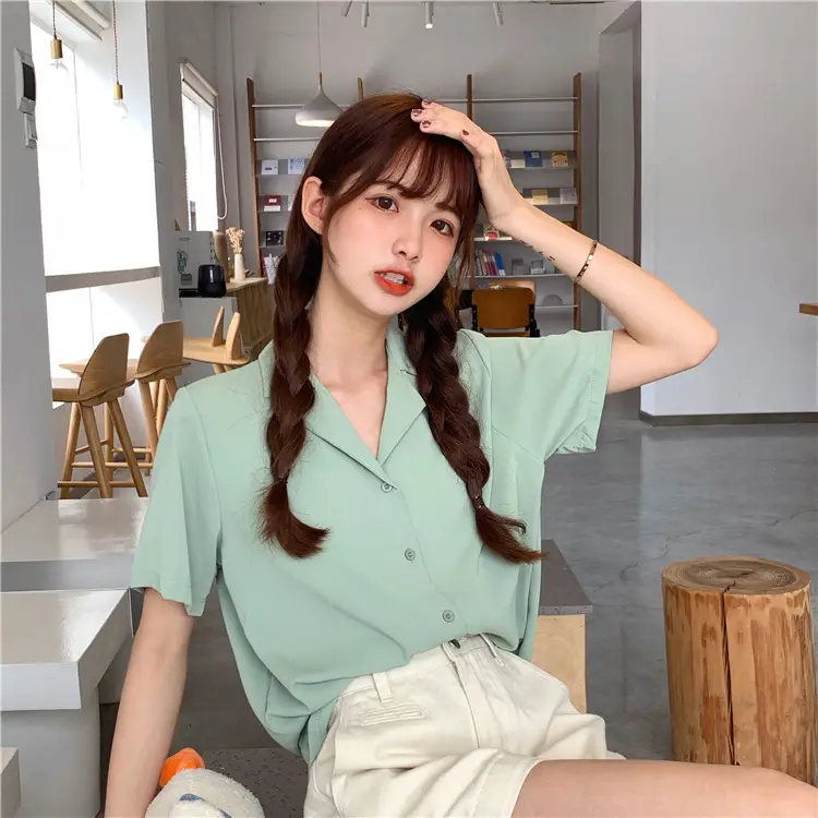 Elegant Lapel White Shirt Women Summer 2025 — feature 28