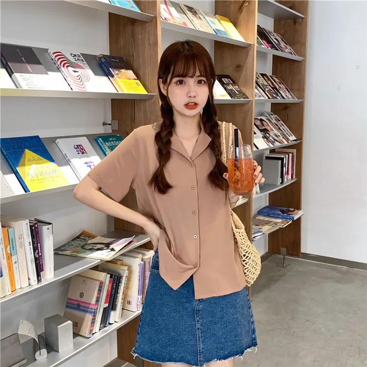 Elegant Lapel White Shirt Women Summer 2025 — feature 40