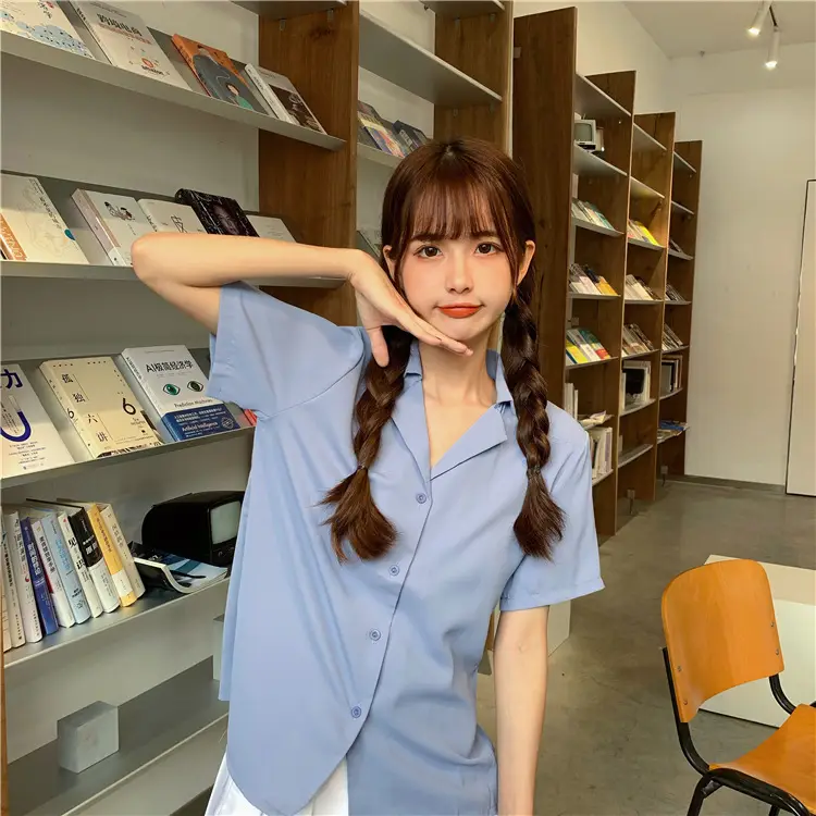 Elegant Lapel White Shirt Women Summer 2025 — feature 8
