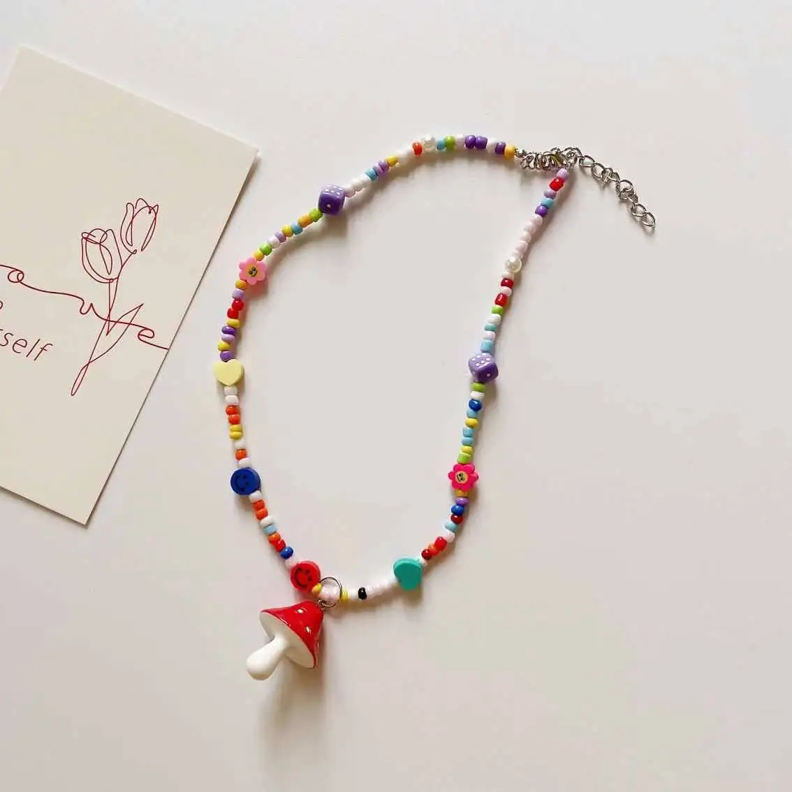 New Ins Niche Cartoon Monster Necklace Women's Hip-Hop All-Match Sweater Chain Accessories - Image 4