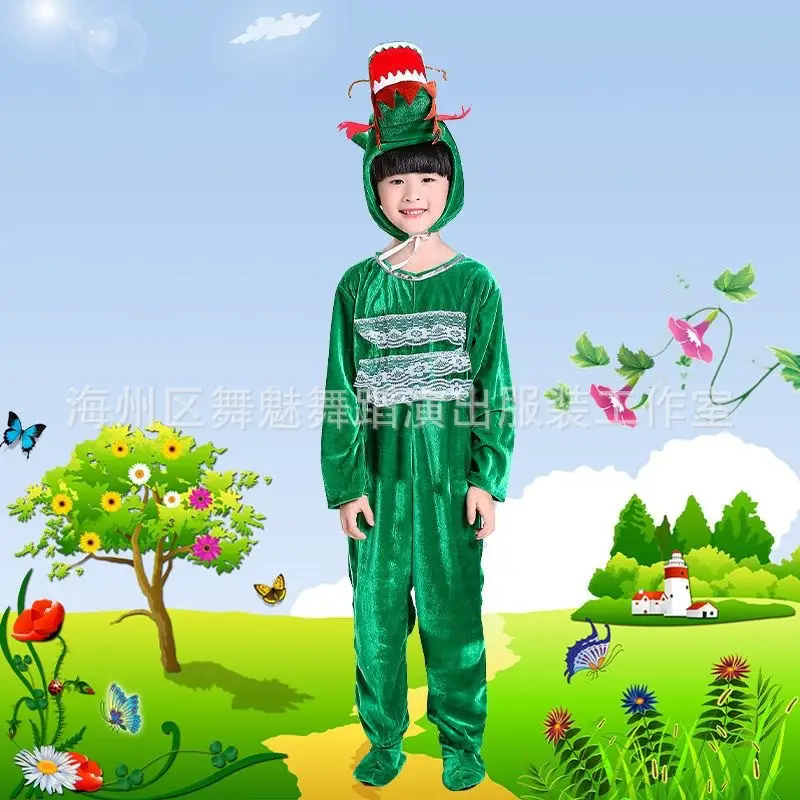 White Rabbit Hooded Suit for Kids Animal Performance Clothing