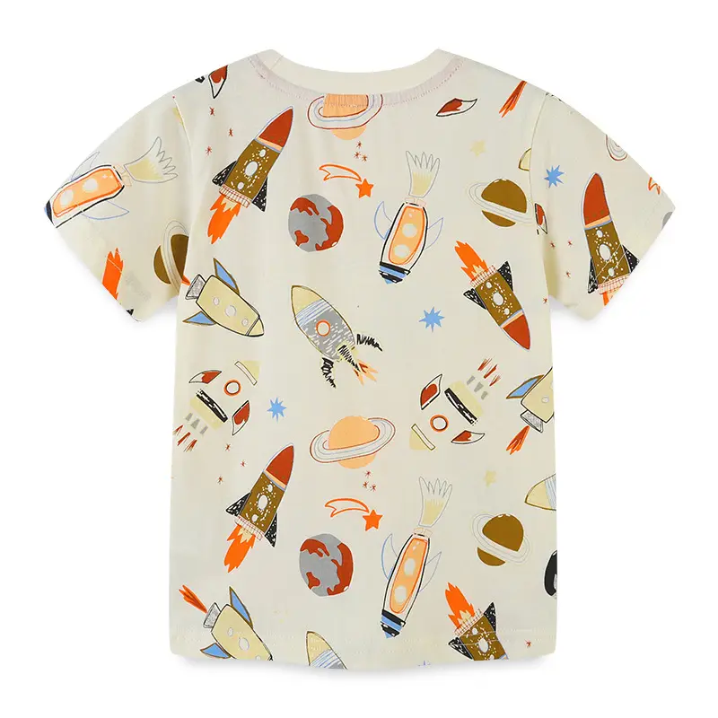 Boys Cartoon Print T-Shirt Summer Wear - Image 3