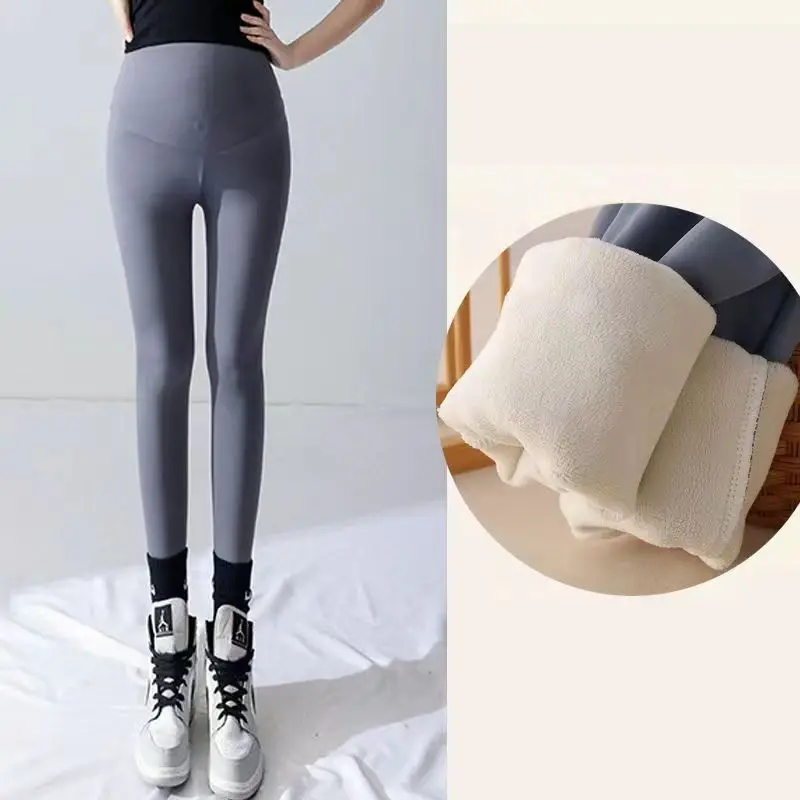 Maternity Yoga Pants Black Elastic Leggings - Image 4