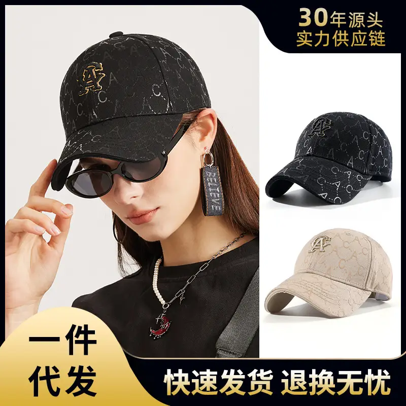 Women's Black Joker Baseball Cap with Logo - Image 3