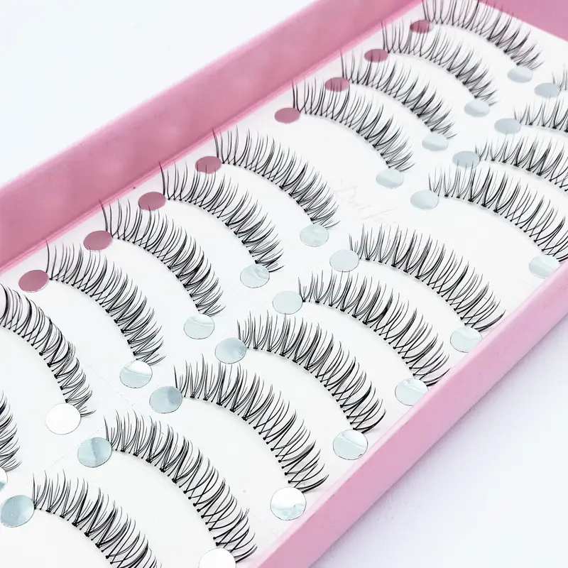 10 Pairs False Eyelashes for Natural Makeup