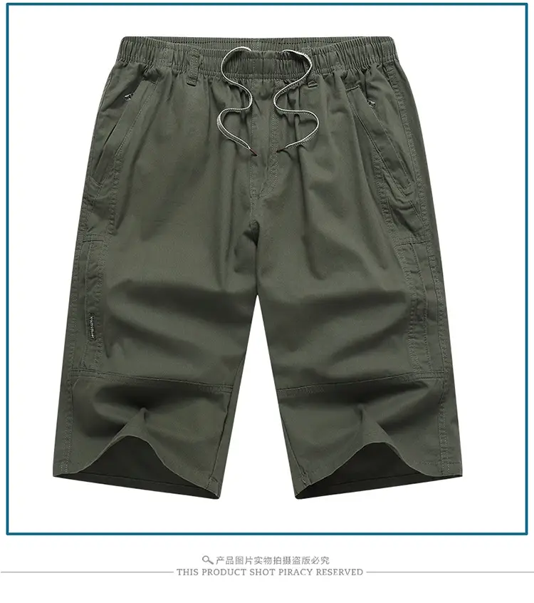 Zoro Men Cotton Cropped Shorts Medium Straight Leg — feature 12