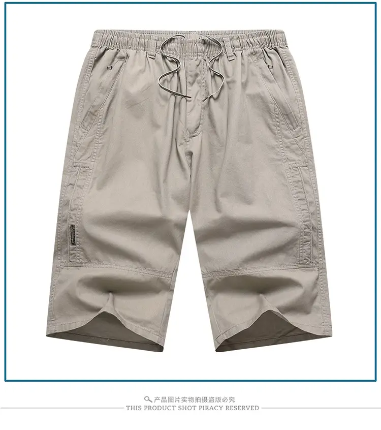 Zoro Men Cotton Cropped Shorts Medium Straight Leg — feature 16