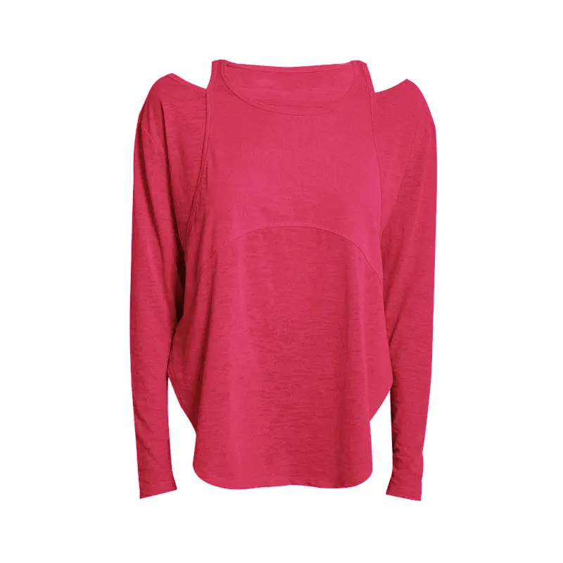 Women's Olive Green Long Sleeve Yoga Top - Image 6