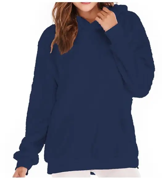 Pink Fleece Hooded Plus Size Women's Top Coat — feature 10