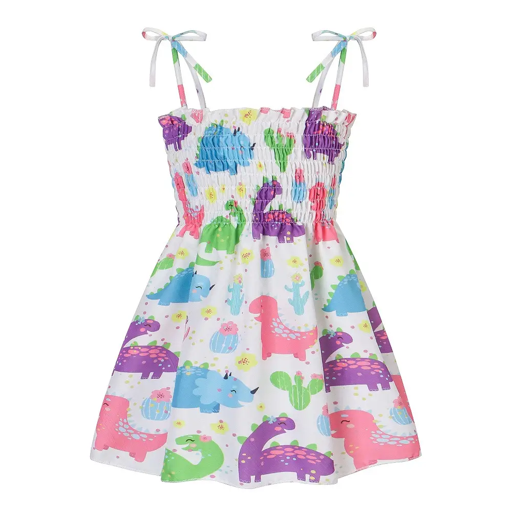 2024 Summer Printed Butterfly Toddler Dress for Girls - Image 2