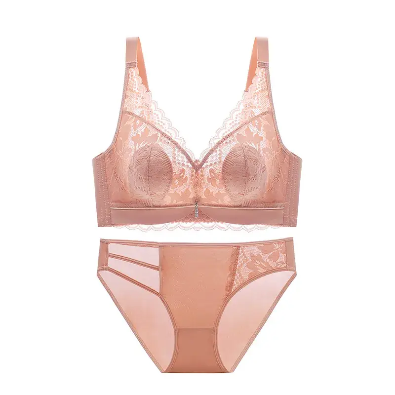 French Style Anti-Sagging Underwear Women's Full Cup Rabbit Ears - Image 10