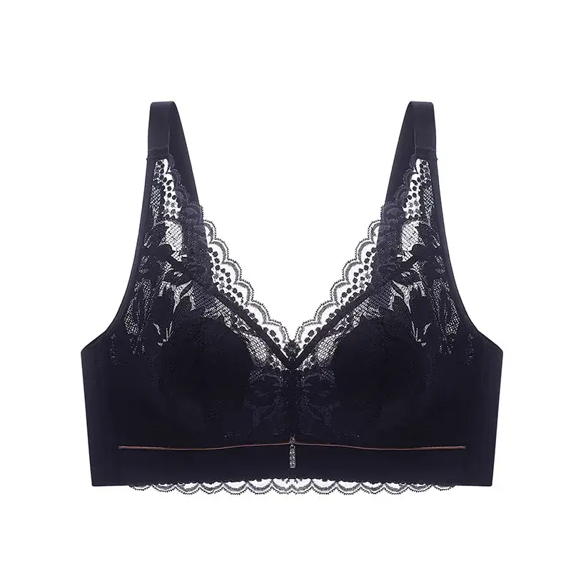 French Style Anti-Sagging Underwear Women's Full Cup Rabbit Ears - Image 3
