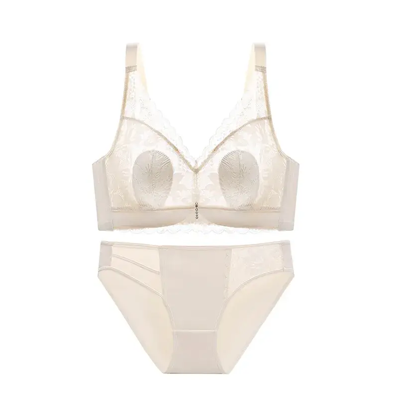 French Style Anti-Sagging Underwear Women's Full Cup Rabbit Ears - Image 9