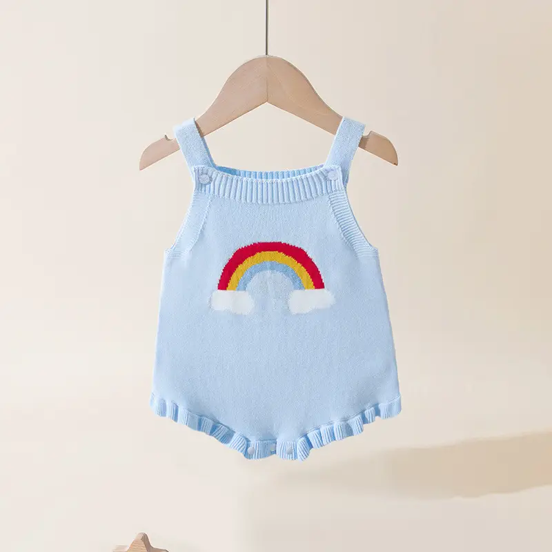 Baby Rainbow Raincoat Set for Girls Newborns - Image 2