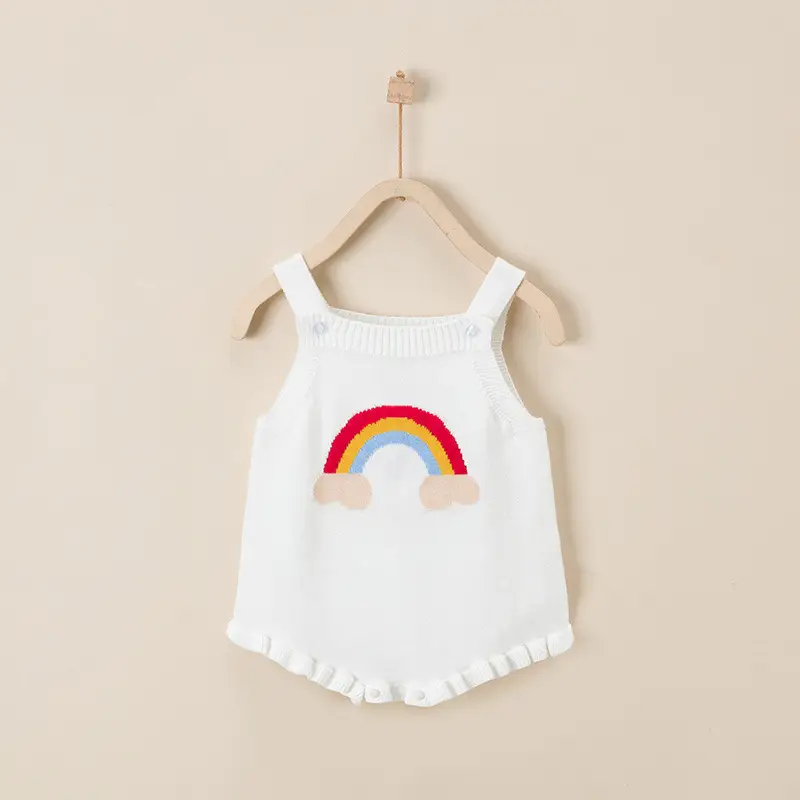Baby Rainbow Raincoat Set for Girls Newborns - Image 3